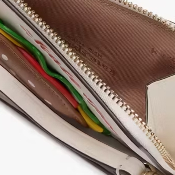 Kate Spade Whimsical Burger Card Wristlet Holder . NWT. - Picture 3 of 3